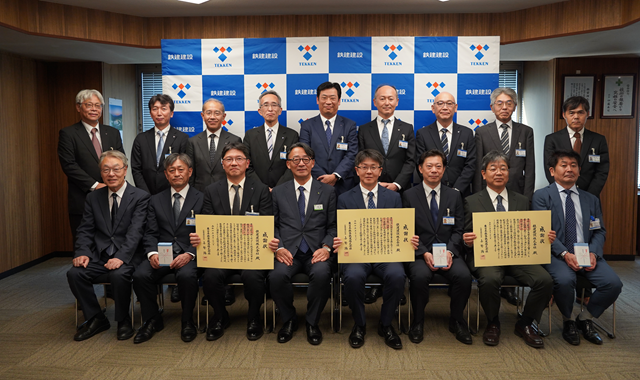 JR東日本 喜㔟社長より感謝状を授与されました！