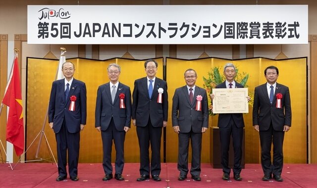 第5回JAPANコンストラクション国際賞　特別賞（先駆的事業活動部門）を受賞