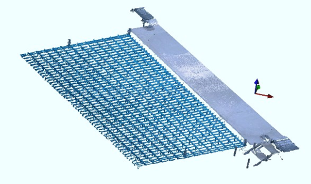 取得した点群データ